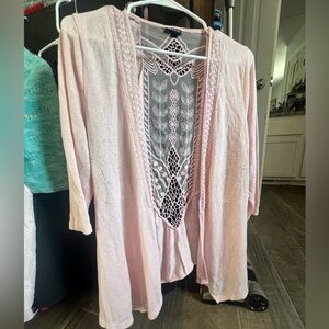 Torrid Blush Lace Knitwear